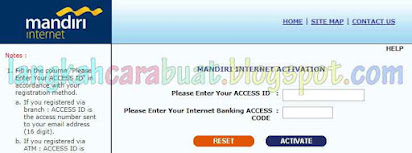 Cara Mendaftar Internet Banking Mandiri