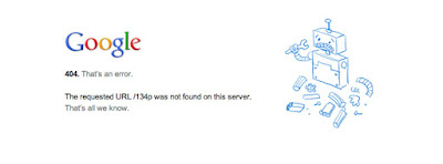 Kode status HTTP 404 laman Blog tidak ditemukan dan solusinya.