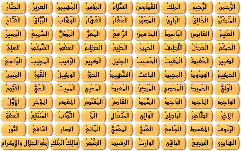 Muhammad Haikal Haziq: Asma Ul Husna 99 Nama Allah dan maksud