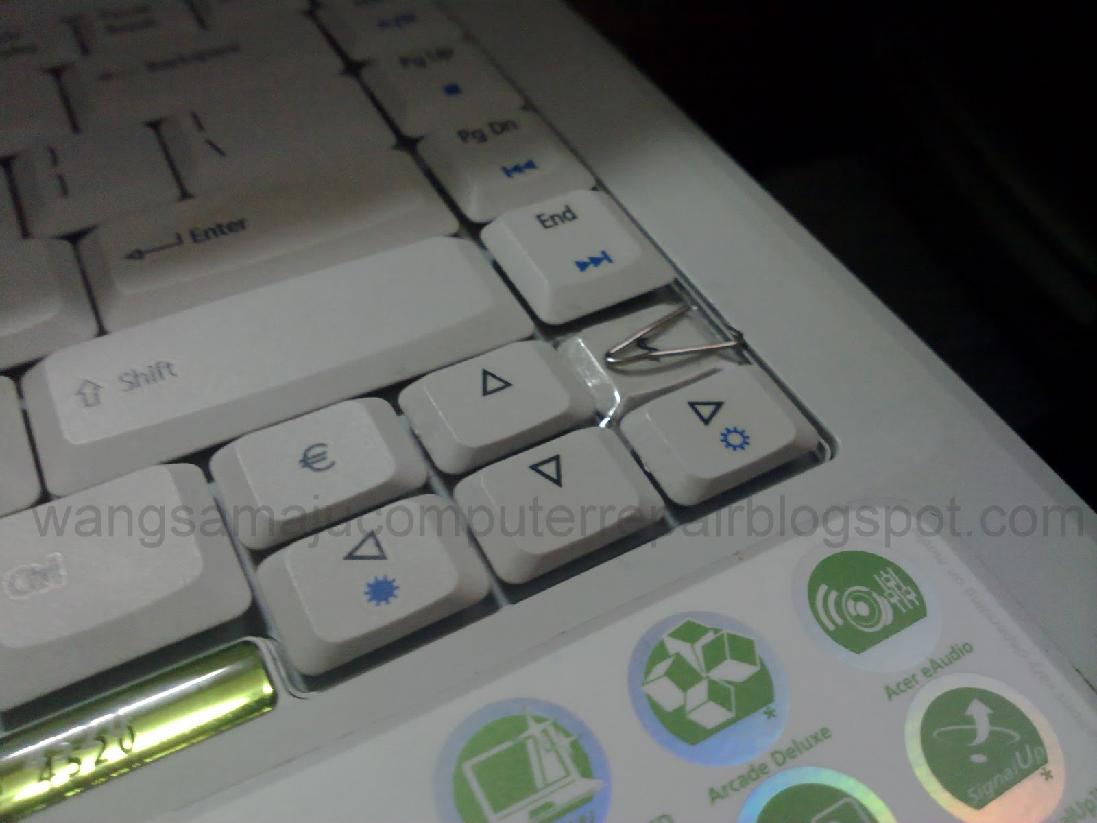 WANGSA MAJU COMPUTER REPAIR BAIKPULIH KEYBOARD LAPTOP KEY YANG ROSAK