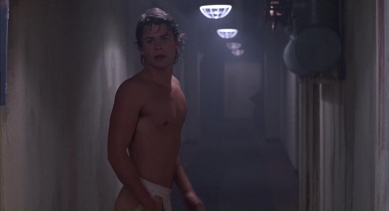 Rob Lowe nude in Youngblood.