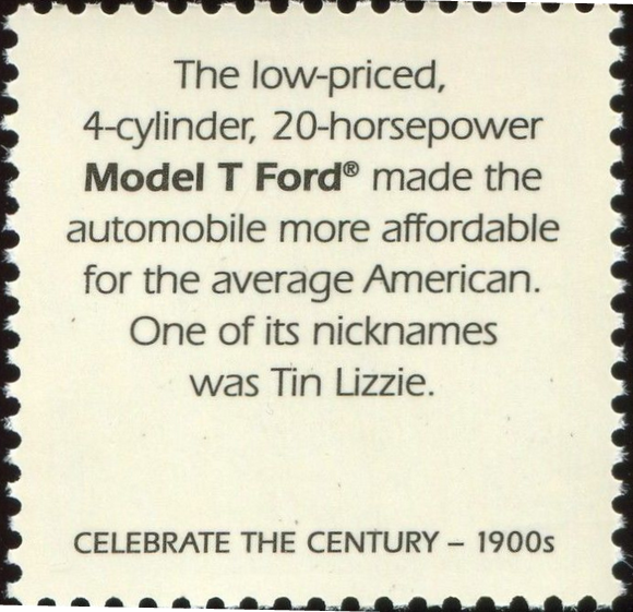 Postal History Corner The Ford Model T