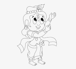 krishna coloring kid wallpapers drawing colour