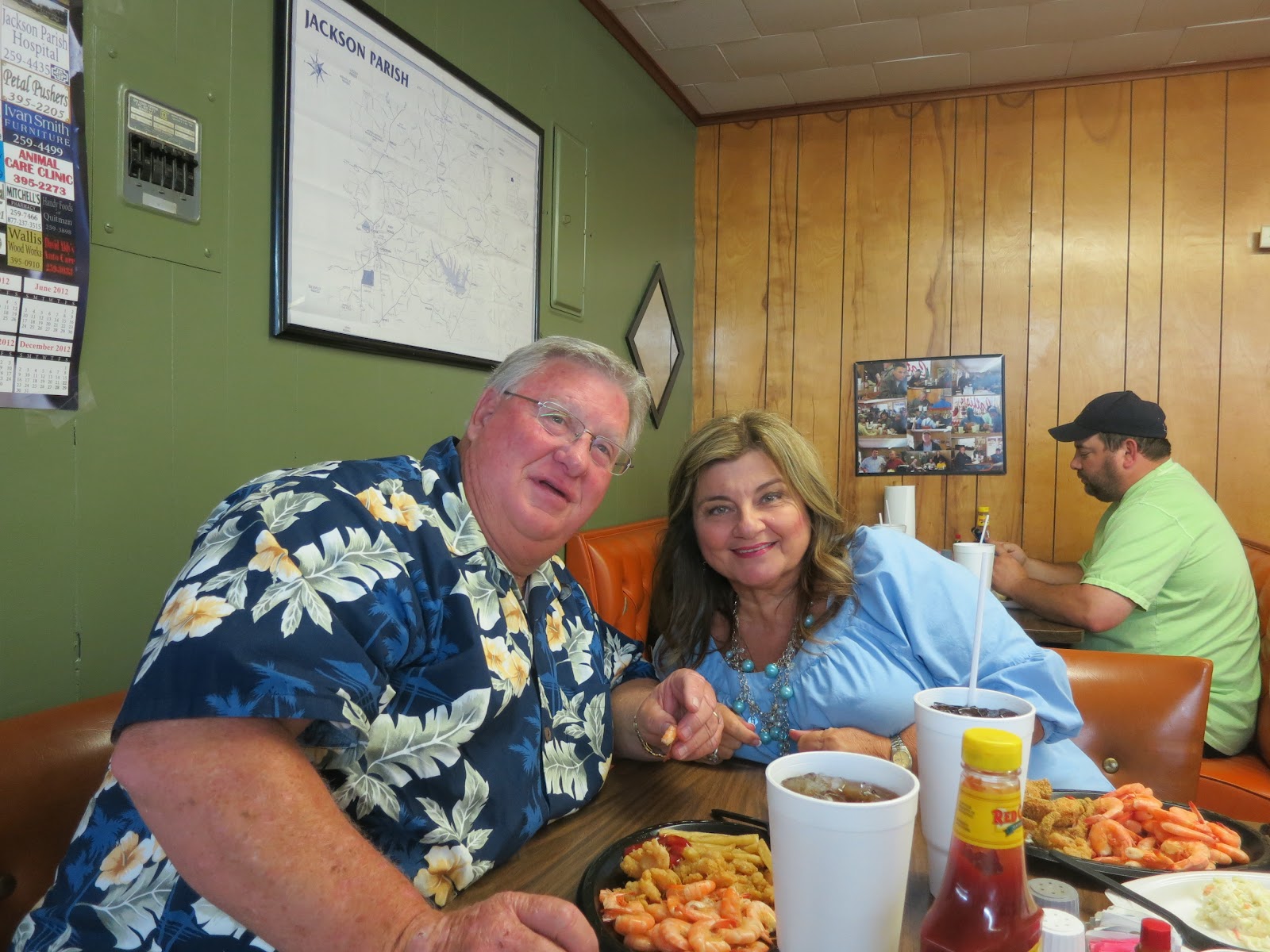 PrunePicker Catfish dinner in Quitman, Louisiana.
