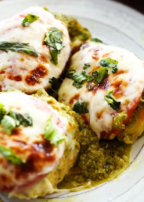 oven baked pesto chicken