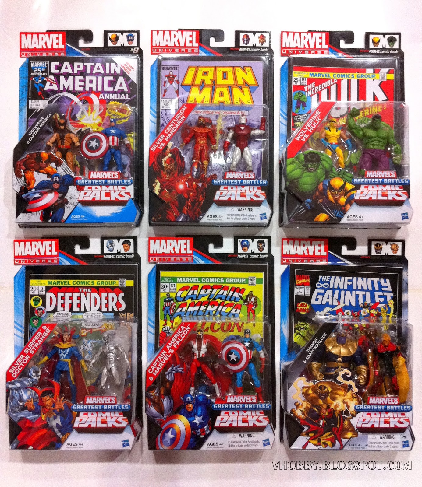 VHOBBY MARVEL Marvel Universe Greatest Battles Comic Packs Available Now