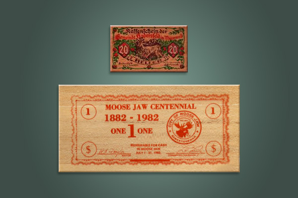 Hasil gambar untuk germany wooden currency
