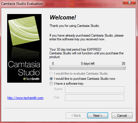 camtasia studio 8 key code and name