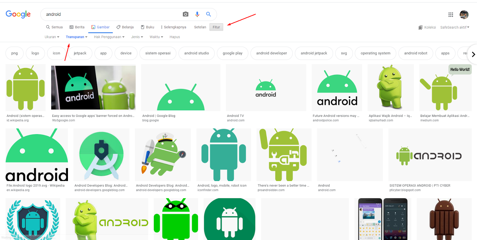 Cara Cepat Mencari Gambar Background Transparan di Google | WeBaik