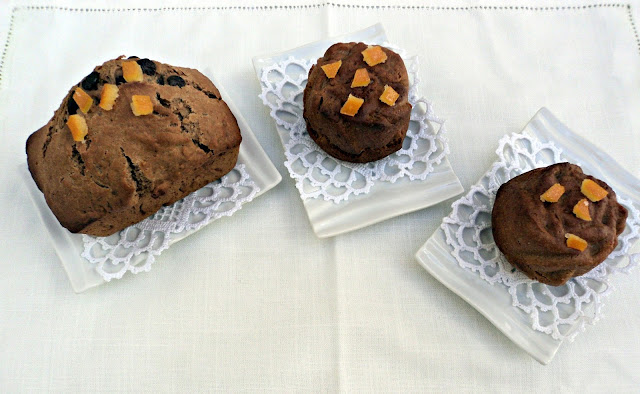 Pan de chocolate y naranja