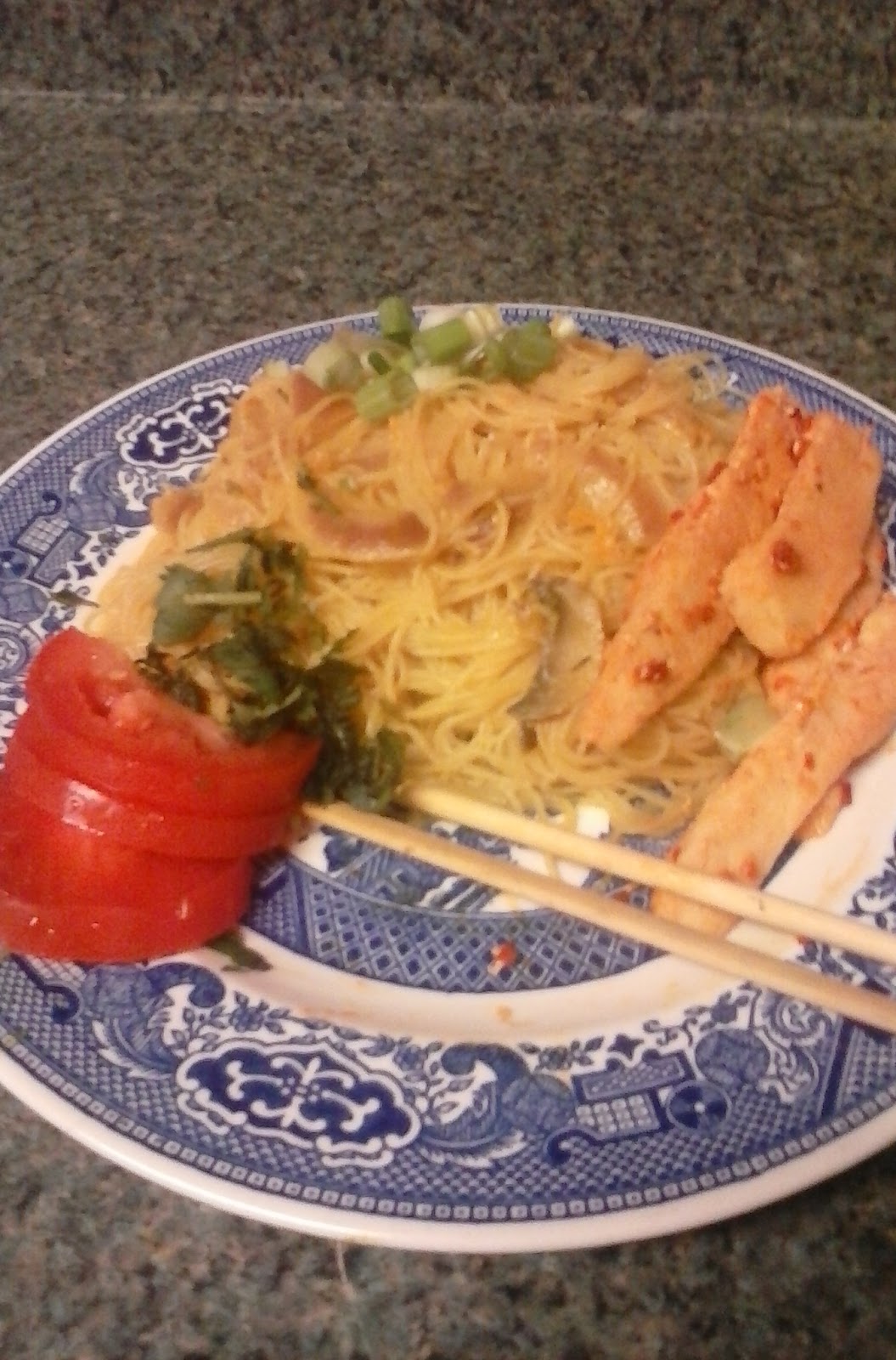 Cooking with the Cow Crew Phoking hot noodles