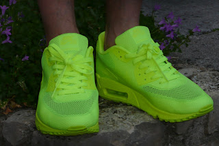 cleats: Nike Air Max 90 - Hyperfuse Green