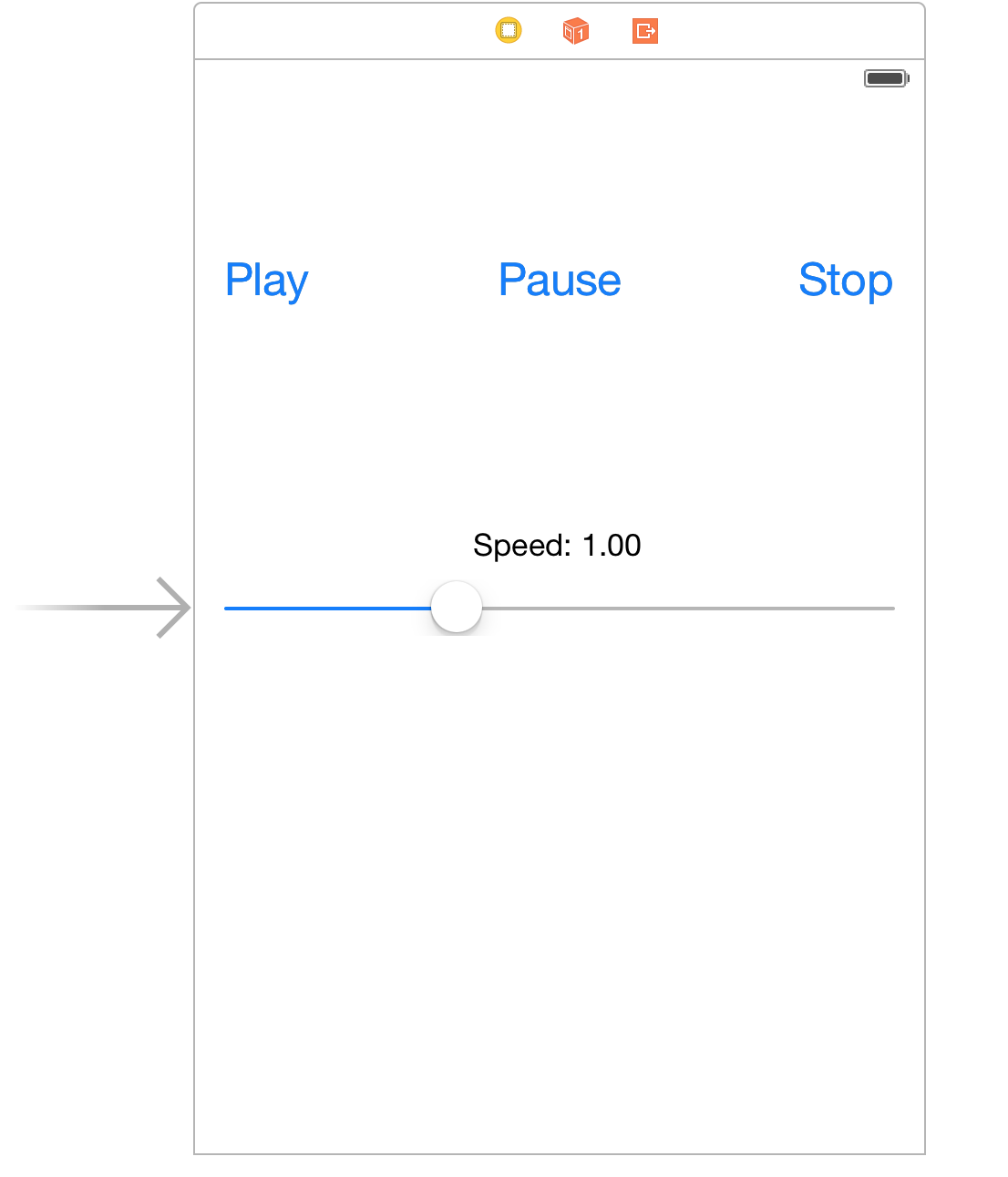 Swift Use a slider to control audio speed in Swift.