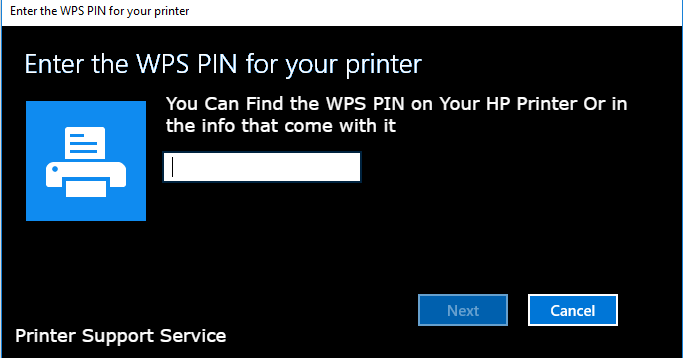 hp printer internet connection
