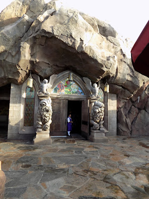 Our adventures in the Magic Kingdom Be Our Guest Restaurant entrance, Magic Kingdom