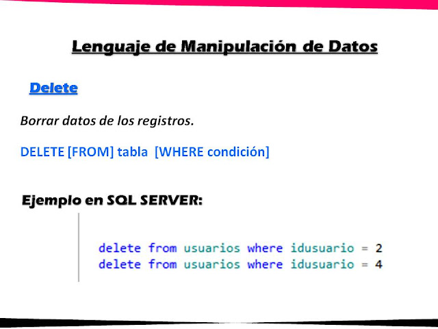 DELETE SQL