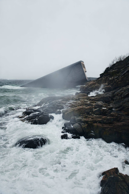 Setelah Rampung, Dan Inilah Potret Dari Restotaran Bawah Air di Norwegia