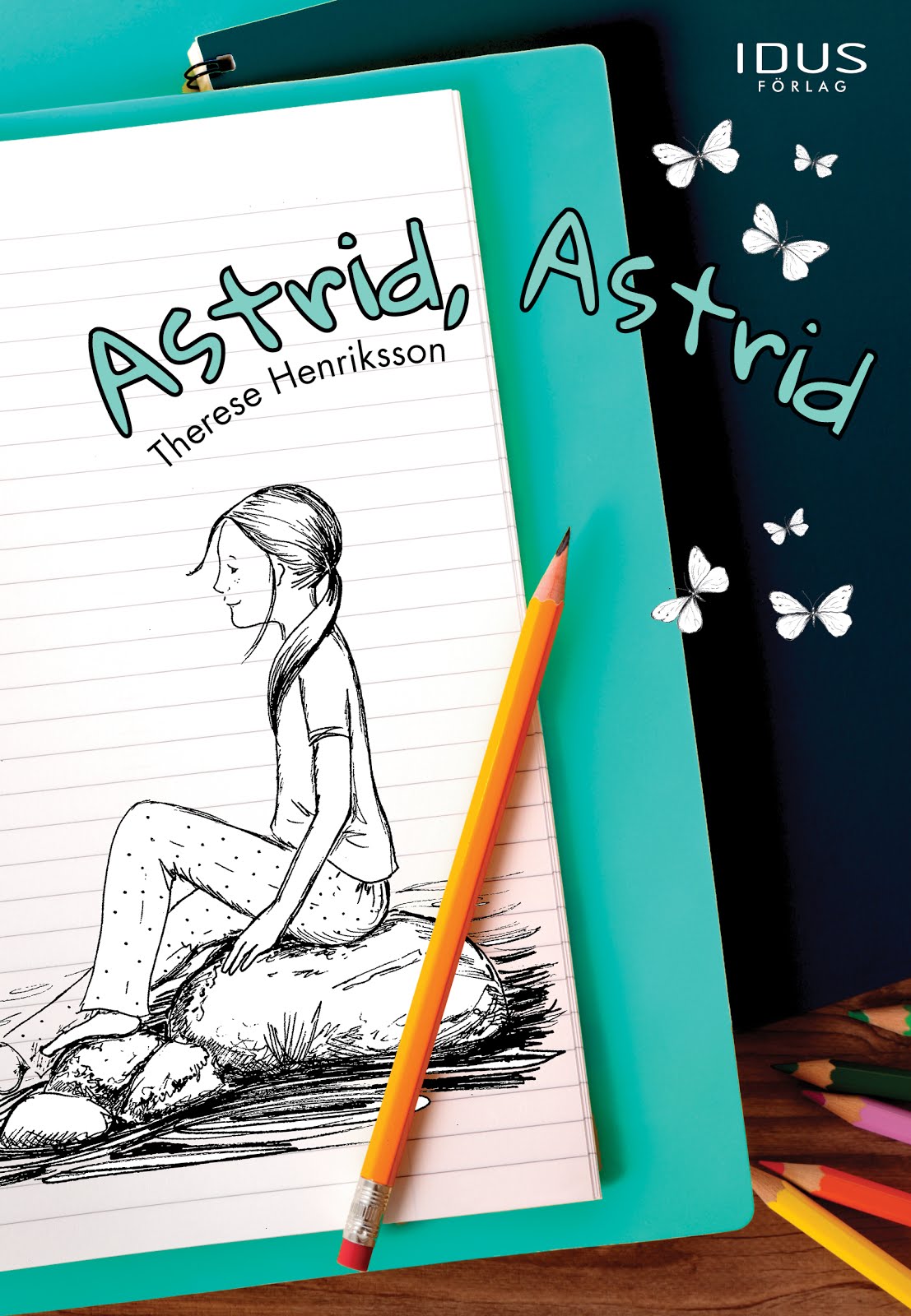 Andra boken om Astrid tolv år. Kompisar, känslor sommarlov och spänning.