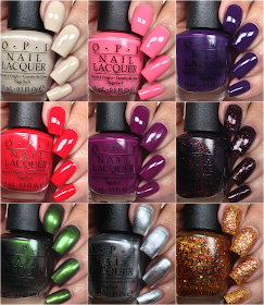 Colores de Carol: OPI- Coca Cola Collection, Swatches, Review and Giveaway.