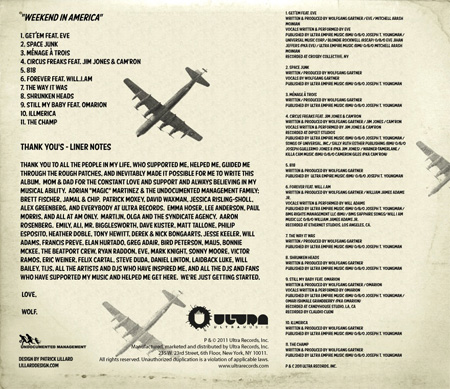 Wolfgans Gartner "Weekend in America" Noizebusters