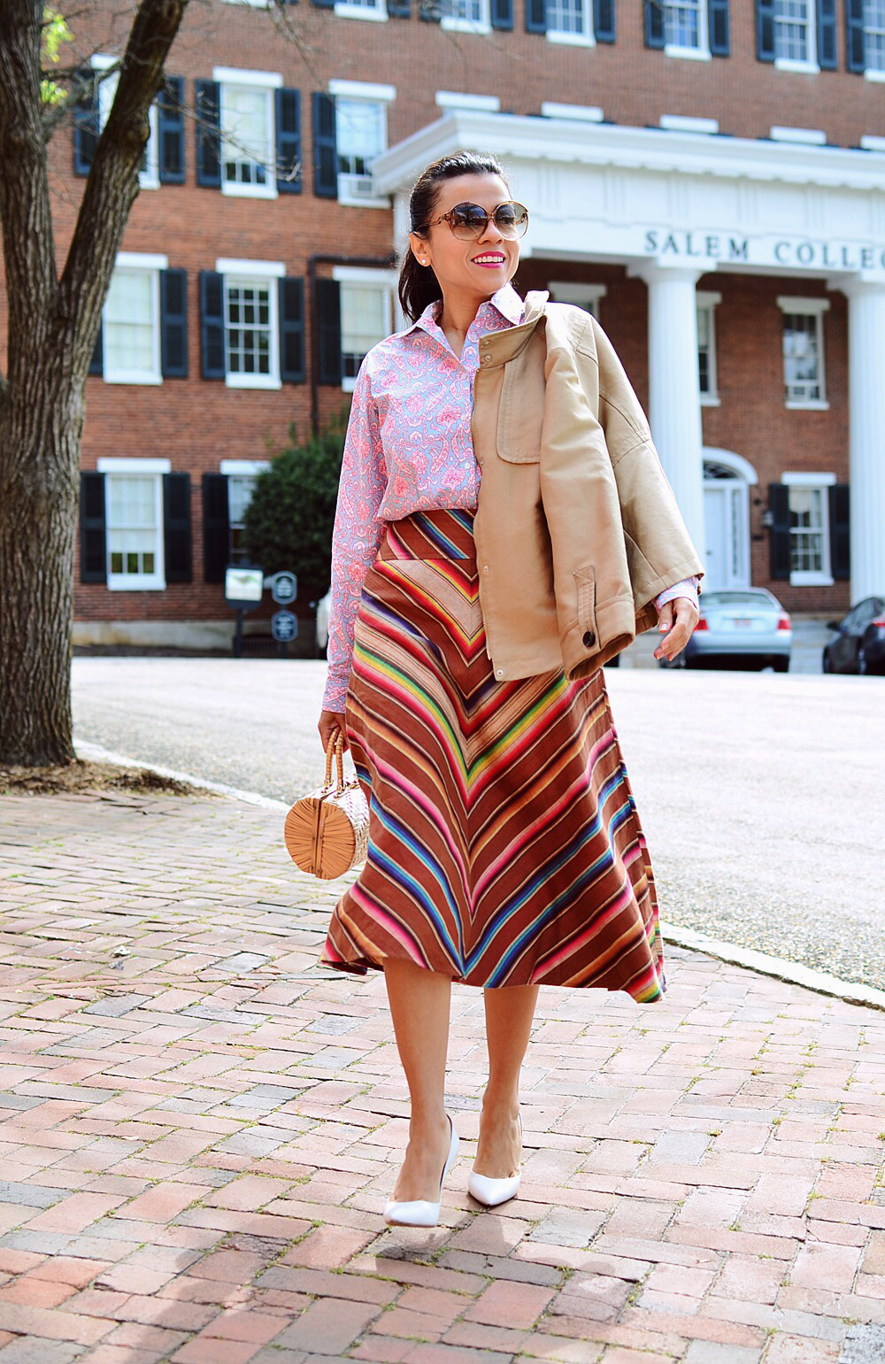 Mixed Patterns: Preppy And Ethnic | MY SMALL WARDROBE