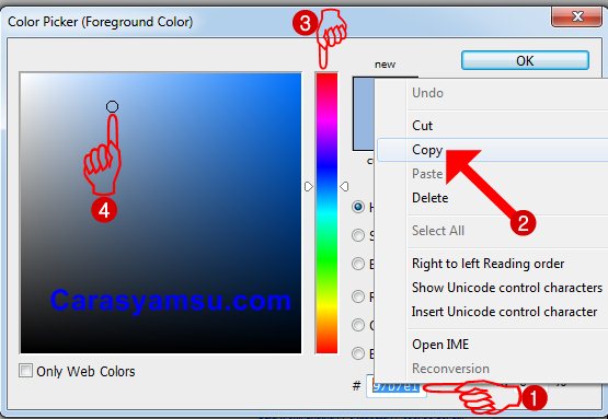 Cara Mengganti Warna Background Template Blog Dengan Photoshop