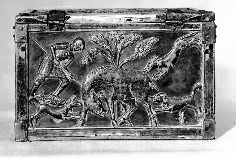 Η βυζαντική κοσμηματοθήκη από σκαλιστό πορφυρό ελεφαντόδοντο (Τρουά, Γαλλία). http://leipsanothiki.blogspot.be/