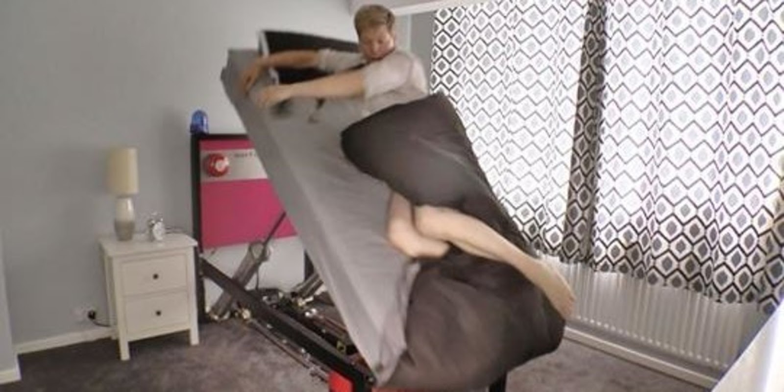 This High Voltage Ejector Bed Will Put An End To Oversleeping