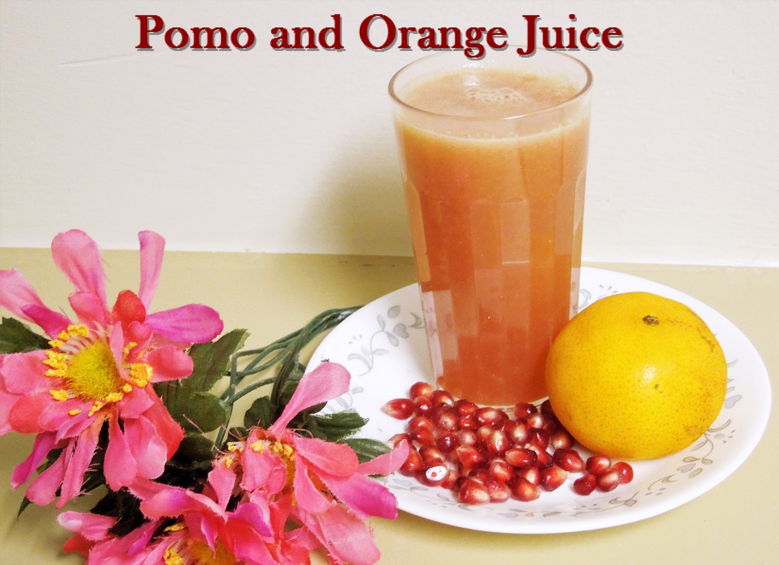 Pomegranate and Orange Juice Home Remedy for Morning Sickness