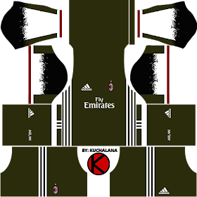 AC Milan Kits 2016/2017 - Dream League Soccer 2017 and FTS15