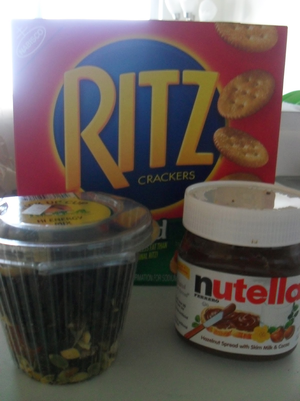 ritz with nutella