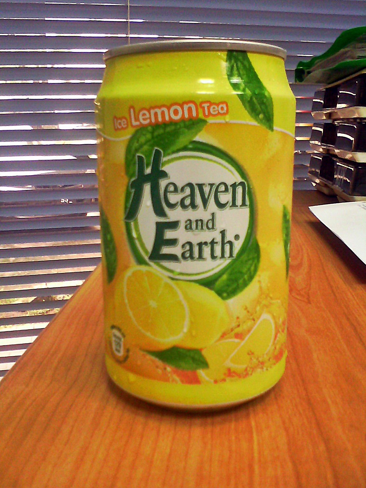 Packaged Food I Have Tried Heaven and Earth Ice Lemon Tea