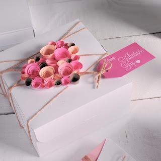decoración caja cupcakes san valentín