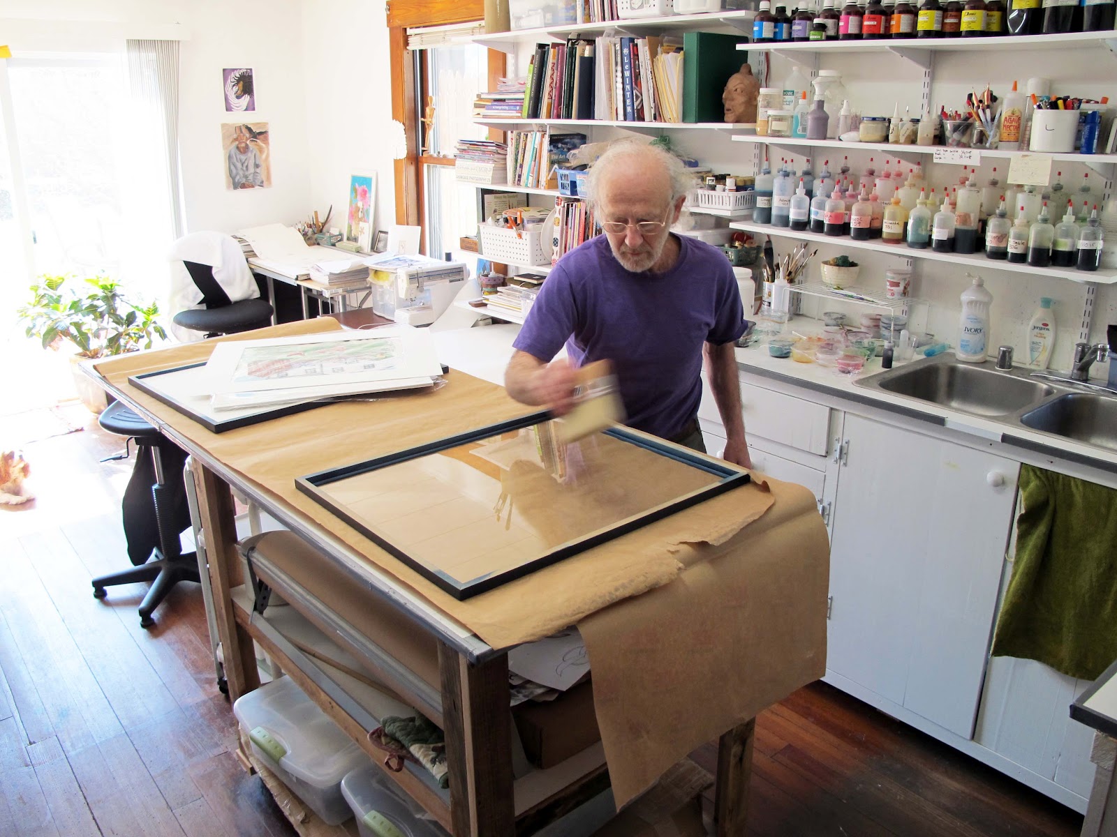 Linda Marcille, Fine Art Crow House Studio Framing; Revenge of the