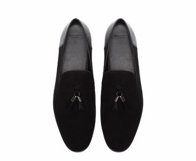6 Moda: zara shoes 2014 for men VELVET MOCCASIN WITH TASSELS moda for men