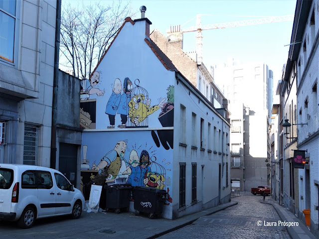 Bruxelas é a capital das histórias em quadrinho mas também do Street Art