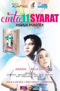 LIRIK LAGU OST CINTA 11 SYARAT KATAKAN SINOPSIS DRAMA CINTA 11 SYARAT,Baca Sinopsis Drama Cinta 11 Syarat DISINI,ost drama cinta 11 syarat, barisan pelakon drama cinta 11 syarat, tonton online drama cinta 11 syarat, download full episod drama cinta 11 syarat, baca online novel cinta 11 syarat, biodata bella dally