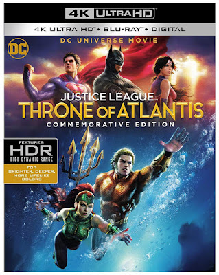 Justice League Throne Of Atlantis 2015 4k Ultra Hd Commemorative Edition