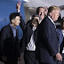Recibe Trump a los tres estadounidenses liberados por Kim Jong-un
