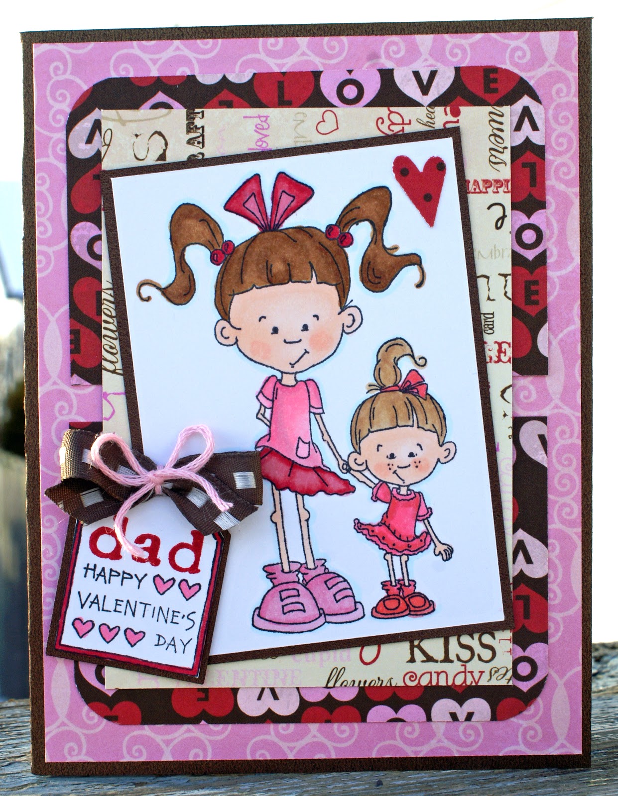 Dad valentine card The Happy Yappy Scrapper: January 2013