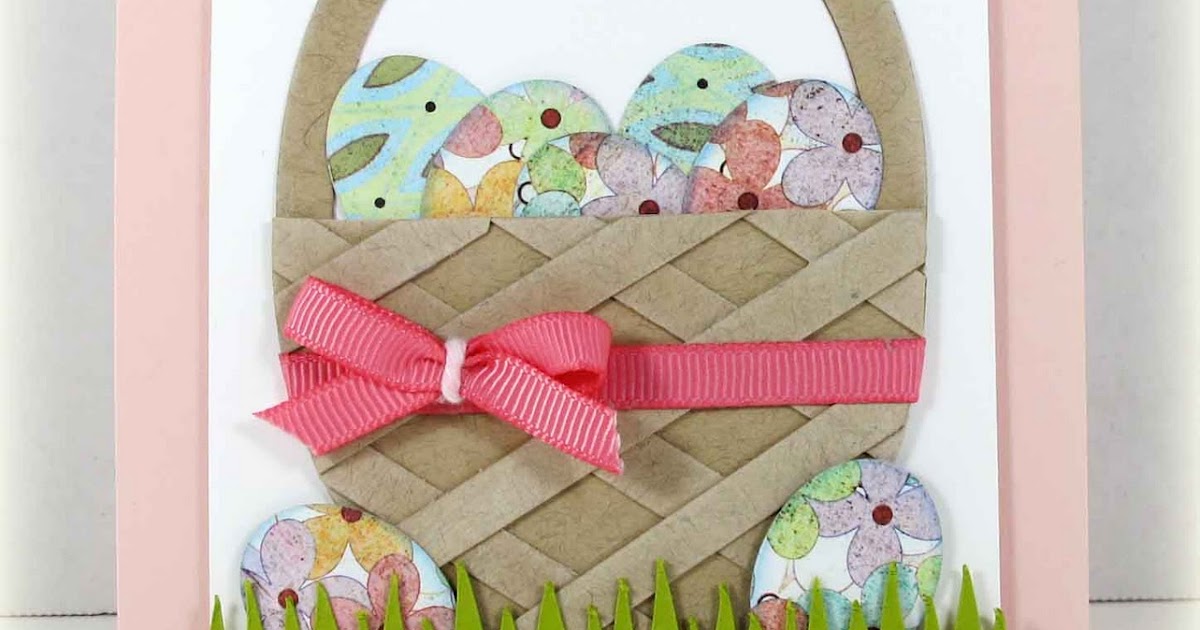 Paper Chase Easter basket card