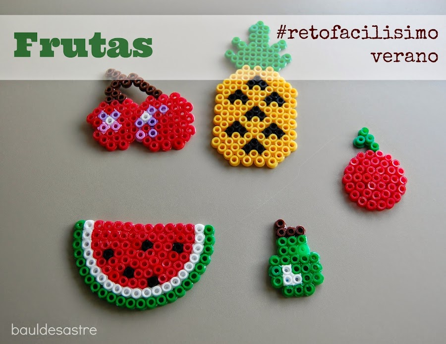 imanes para la nevera de frutas