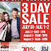 Shop at Sm City Masinag's 3-Day Sale on July 31 to August 2 and win a brand new Suzuki Swift 1.2!