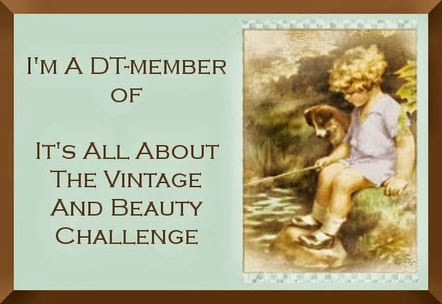 Proud to design for It's All About The Vintage & Beauty Challenge