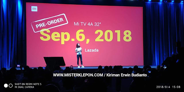 Xiaomi Resmi Rilis Mi TV di Indonesia