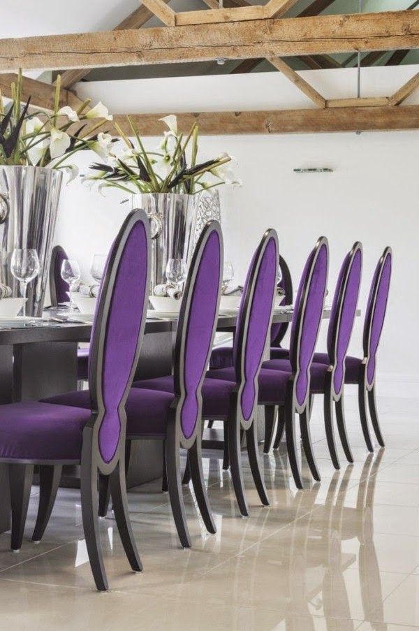 Chair in purple &#8211; stylish and extravagant!