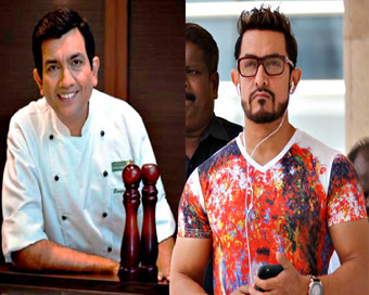 @InstaMag - Celebrity chef Sanjeev Kapoor wants Bollywood superstar Aamir Khan to play him in his biopic. sanjeev-kapoor-wants-aamir-to-play-him-in-biopic