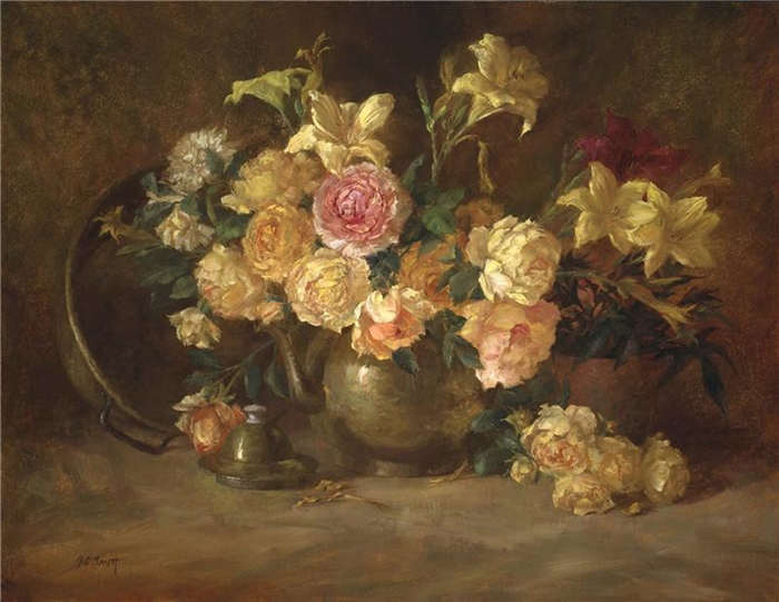 Joe Anna 1950 Still life painter Tutt'Art Pittura