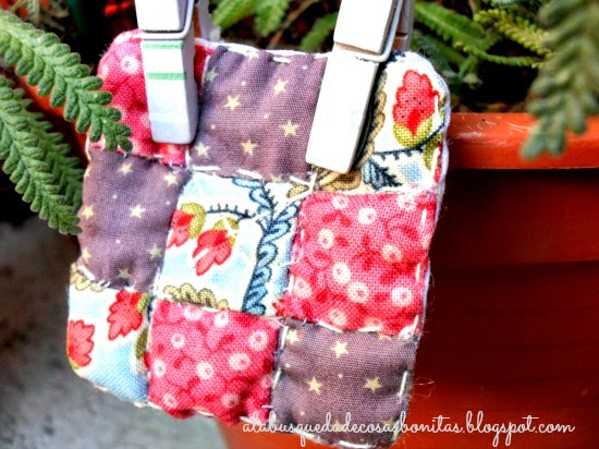 Camino de mesa en patchwork