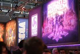 SEGA and Deep Silver booths